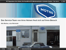 Tablet Screenshot of kfz-heinen.de